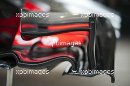 McLaren MP4/27 front wing detail. 15.11.2012. Formula 1 World Championship, Rd 19, United States Grand Prix, Austin, Texas, USA, Preparation Day.