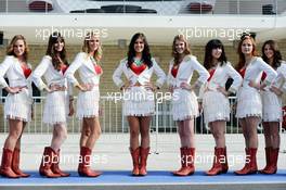 Texan girls. 15.11.2012. Formula 1 World Championship, Rd 19, United States Grand Prix, Austin, Texas, USA, Preparation Day.