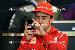 Fernando Alonso (ESP) Ferrari in the FIA Press Conference. 15.11.2012. Formula 1 World Championship, Rd 19, United States Grand Prix, Austin, Texas, USA, Preparation Day.