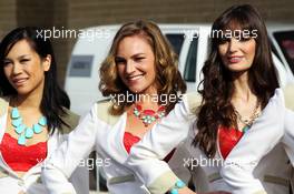 Texan Girls. 15.11.2012. Formula 1 World Championship, Rd 19, United States Grand Prix, Austin, Texas, USA, Preparation Day.