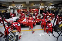 Ferrari practice pit stops. 15.11.2012. Formula 1 World Championship, Rd 19, United States Grand Prix, Austin, Texas, USA, Preparation Day.