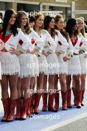 Texan Girls. 15.11.2012. Formula 1 World Championship, Rd 19, United States Grand Prix, Austin, Texas, USA, Preparation Day.