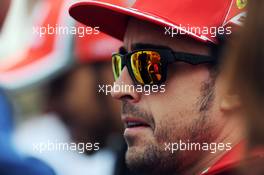 Fernando Alonso (ESP) Ferrari with the media. 15.11.2012. Formula 1 World Championship, Rd 19, United States Grand Prix, Austin, Texas, USA, Preparation Day.