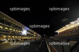 The pits at night. 15.11.2012. Formula 1 World Championship, Rd 19, United States Grand Prix, Austin, Texas, USA, Preparation Day.