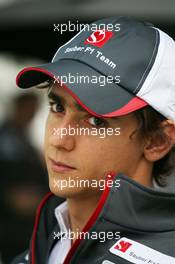 Esteban Gutierrez (MEX) Sauber Third Driver. 15.11.2012. Formula 1 World Championship, Rd 19, United States Grand Prix, Austin, Texas, USA, Preparation Day.