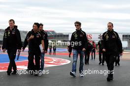 Romain Grosjean (FRA) Lotus F1 Team walks the circuit. 15.11.2012. Formula 1 World Championship, Rd 19, United States Grand Prix, Austin, Texas, USA, Preparation Day.