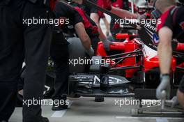 Marussia F1 Team practice pit stops. 15.11.2012. Formula 1 World Championship, Rd 19, United States Grand Prix, Austin, Texas, USA, Preparation Day.