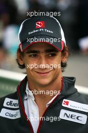 Esteban Gutierrez (MEX) Sauber Third Driver. 15.11.2012. Formula 1 World Championship, Rd 19, United States Grand Prix, Austin, Texas, USA, Preparation Day.