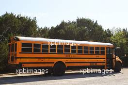 School Bus in Austin. 14.11.2012. Formula 1 World Championship, Rd 19, United States Grand Prix, Austin, Texas, USA, Preparation Day.