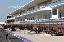 Pitlane 14.11.2012. Formula 1 World Championship, Rd 19, United States Grand Prix, Austin, USA, Preparation Day