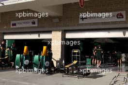 Caterham F1 Team  14.11.2012. Formula 1 World Championship, Rd 19, United States Grand Prix, Austin, USA, Preparation Day