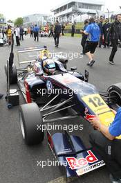 Carlos Sainz jr. (ESP) Carlin Dallara F312 Volkswagen  19.05.2012. F3 Euro Series 2012, Round 2, Race 2, Brands Hatch, England Germany