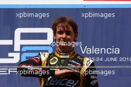 Esteban Gutierrez (MEX), Lotus GP race winner 23.06.2012. GP2 Series, Rd 6, Valencia, Spain, Saturday