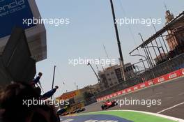 Luiz Razia (BRA), Test Driver, Team Lotus, TL11  race winner 24.06.2012. GP2 Series, Rd 6, Valencia, Spain, Sunday