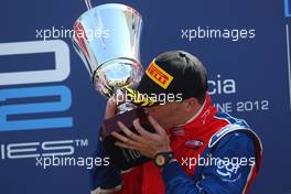 Luiz Razia (BRA), Test Driver, Team Lotus, TL11  race winner 24.06.2012. GP2 Series, Rd 6, Valencia, Spain, Sunday