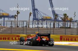 Rio Haryanto (IND), Carlin 22.06.2012. GP2 Series, Rd 6, Valencia, Spain, Friday