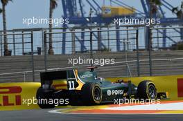 Rodolfo Gonzalez (VEN), Caterham Racing  22.06.2012. GP2 Series, Rd 6, Valencia, Spain, Friday