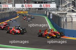 Nathanael Berthon (FRA) Racing Engineering and Fabio Leimer (SUI), Racing Engineering  24.06.2012. GP2 Series, Rd 6, Valencia, Spain, Sunday