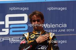 Esteban Gutierrez (MEX), Lotus GP race winner 23.06.2012. GP2 Series, Rd 6, Valencia, Spain, Saturday