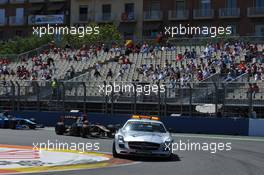 Safety car on the track 23.06.2012. GP2 Series, Rd 6, Valencia, Spain, Saturday