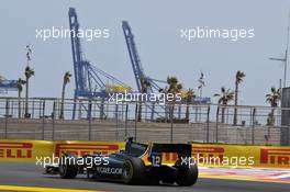 Giedo Van der Garde (NED), Caterham Racing 22.06.2012. GP2 Series, Rd 6, Valencia, Spain, Friday