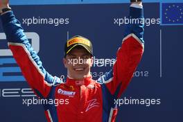 Luiz Razia (BRA), Test Driver, Team Lotus, TL11  race winner 24.06.2012. GP2 Series, Rd 6, Valencia, Spain, Sunday