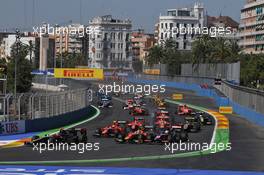 Start of the race  24.06.2012. GP2 Series, Rd 6, Valencia, Spain, Sunday