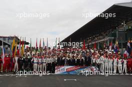 All Drivers Shot with Jean Todt (FRA), President FIA and Pierre Fillon (FRA) Aco President  16.06.2012, Le Mans Race, FIA World Endurance Championship, Le Mans, France