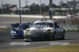 26.01.2012 Daytona Beach, Practice and Qualifying, Magnus Racing Porsche GT3: Andy Lally, Richard Lietz, John Potter, Rene Rast - Grand-Am Rolex SportsCar Series, Rolex24 at Daytona Beach, USA