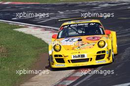 Marco Seefried (D), Dennis Busch (D), Marc Hennerici (D), Timbuli Racing, Porsche 911 GT3 R 28.04.2012. VLN ADAC ACAS H&R-Cup, Rd 3, Nurburgring, Germany