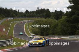 Marc Basseng (GER), Frank Sippler (GER), Rene Rast (GER), Audi Sport Team Phoenix, Audi R8 LMS Ultra  04.08.2012. VLN ADAC Ruhr-Pokal-Rennen - Rd 7, Nurburgring, Germany