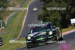 Philipp Wlazik (GER), Uwe Alzen (GER), Uwe Alzen Automotive, Porsche 911 GT3 R 25.08.2012. VLN ADAC Barbarossapreis - Rd 8, Nurburgring, Germany