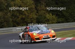 Frank Kräling, Marc Gindorf, Klaus Bacheler, Manthey Racing, Porsche 911 GT3 Cup  29.09.2012. VLN ROWE 250-Meilen-Rennen - Rd 9, Nurburgring, Germany