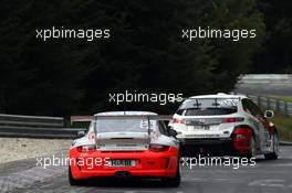 Markus Palttala, Patrick Kentenich, raceunion Teichmann Racing, Porsche 911 GT3 Cup  29.09.2012. VLN ROWE 250-Meilen-Rennen - Rd 9, Nurburgring, Germany