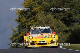 Marco Seefried, Norbert Siedler, Marc Hennerici, Timbuli Racing, Porsche 911 GT3 R 29.09.2012. VLN ROWE 250-Meilen-Rennen - Rd 9, Nurburgring, Germany