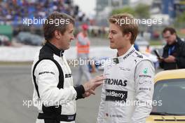 Bernd Schneider and Nico Rosberg (GER) Mercedes GP 19.05.2013. ADAC Zurich 24 Hours, PreRace, Nurburgring, Germany