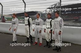 Nico Rosberg, Karl Wendlinger, Michael Schumache, Bernd Schneider, Bernd Mayländer, 19.05.2013. ADAC Zurich 24 Hours, PreRace, Nurburgring, Germany