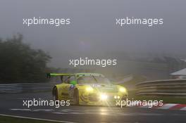 #18 Manthey-Racing Porsche 911 GT3 RSR (SP7): Marc Lieb, Romain Dumas, Lucas Luhr, Timo Bernhard 17.05.2013. ADAC Zurich 24 Hours,Practice Day,  Nurburgring, Germany