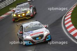 #208 Peugeot Automobiles Peugeot 208 GTi (SP2T): Michael Bohrer, Stéphane Caillet, Jürgen Nett 17.05.2013. ADAC Zurich 24 Hours, Nurburgring, Germany