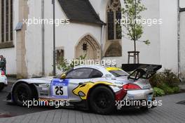#25 Marc VDS Racing BMW Z4 GT3 (SP9): Henri Moser, Markus Palttala, Richard Göransson, Bas Leinders 16.05.2013. ADAC Zurich 24 Hours, Nurburgring, Germany