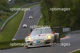 #28 Manthey-Racing Porsche 911 GT3 R (SP9): Otto Klohs, Jens Richter 20.05.2013. ADAC Zurich 24 Hours, Nurburgring, Germany