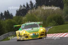 #50 Manthey-Racing Porsche 911 GT3 R (SP9): Marco Holzer, Nick Tandy, Jörg Bergmeister, Richard Lietz 20.05.2013. ADAC Zurich 24 Hours, Nurburgring, Germany