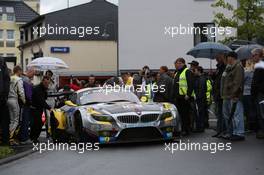 #25 Marc VDS Racing BMW Z4 GT3 (SP9): Henri Moser, Markus Palttala, Richard Göransson, Bas Leinders 16.05.2013. ADAC Zurich 24 Hours, Nurburgring, Germany