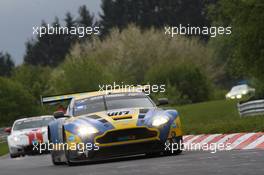 #7 Aston Martin Racing Aston Martin Vantage GT3 (SP9): Darren Turner, Stefan Mücke, Allan Simonsen, Pedro Lamy 20.05.2013. ADAC Zurich 24 Hours, Nurburgring, Germany