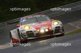 #11 Frikadelli Racing Team Porsche 997 GT3 R (SP9): Klaus Abbelen, Sabine Schmitz, Patrick Huisman, Patrick Pilet 20.05.2013. ADAC Zurich 24 Hours, Nurburgring, Germany