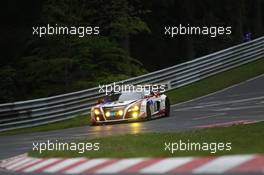 #2 Abt Team Mamerow Audi R8 LMS ultra (SP9): Christian Mamerow, Thomas Mutsch, René Rast, Marc Basseng 20.05.2013. ADAC Zurich 24 Hours, Race, Nurburgring, Germany