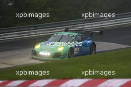 #44 Falken Motorsports Porsche 997 GT3 R (SP9): Wolf Henzler, Peter Dumbreck, Martin Ragginger, Sebastian Asch 17.05.2013. ADAC Zurich 24 Hours,Practice Day,  Nurburgring, Germany