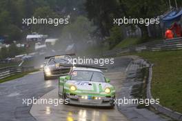 #40 Pinta Team Manthey Porsche 911 GT3 R (SP9): Michael Illbruck, Robert Renauer, Klaus Bachler, Michael Christens 20.05.2013. ADAC Zurich 24 Hours, Nurburgring, Germany