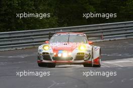 #11 Frikadelli Racing Team Porsche 997 GT3 R (SP9): Klaus Abbelen, Sabine Schmitz, Patrick Huisman, Patrick Pilet 18.05.2013. ADAC Zurich 24 Hours, Qualifying, Nurburgring, Germany