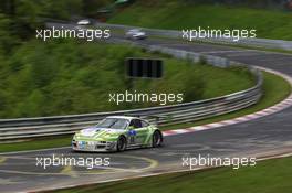 #40 Pinta Team Manthey Porsche 911 GT3 R (SP9): Michael Illbruck, Robert Renauer, Klaus Bachler, Michael Christens 20.05.2013. ADAC Zurich 24 Hours, Race, Nurburgring, Germany